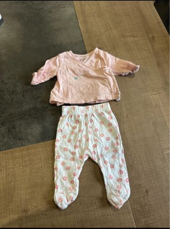 Pyjama deux pièces manches longues bébé taille 1 mois Verbaudet