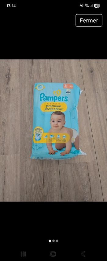 Paquet pampers T3