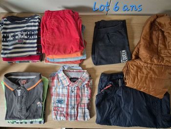 Lot vêtements 6 ans garçon