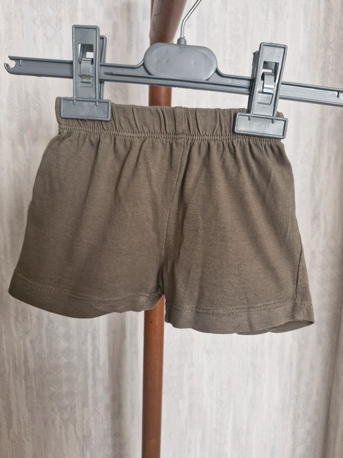 Ensemble bébé 3 mois Sans marque Coton T-shirt manches courtes Short - photo numéro 10