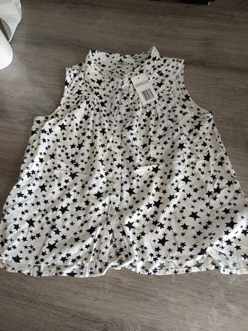 Chemise sans manche 10 ans fille