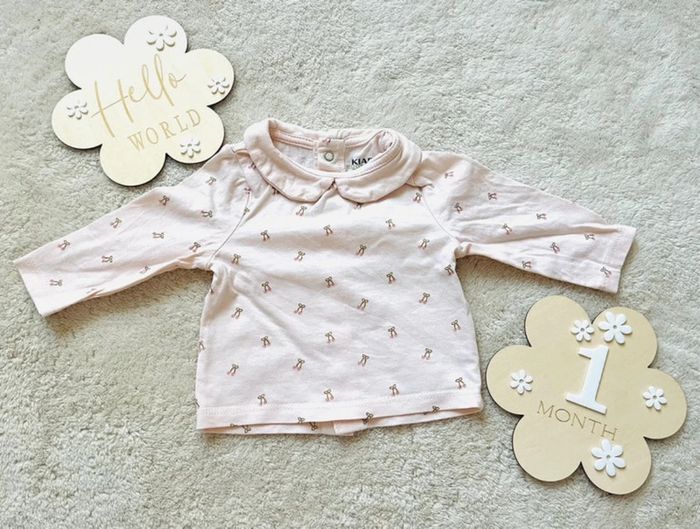 7 tee-shirts fille 1 mois - photo numéro 4