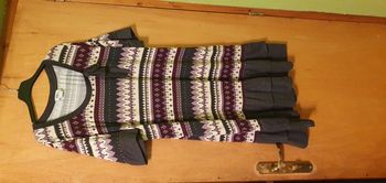 Robe effet tricot