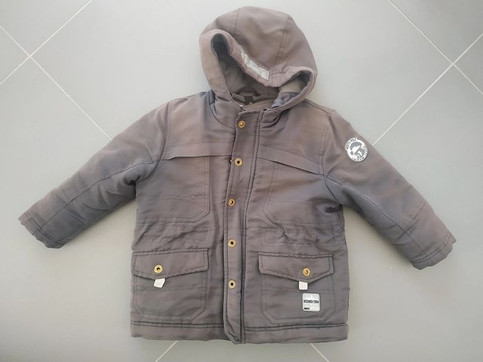 Parka 3 en 1 avec blouson amovible gris Vertbaudet 4 ans 102 cm