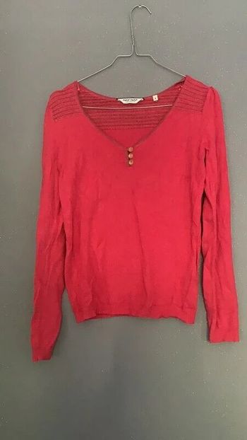 Haut Pull Naf-Naf rose fuchsia TS