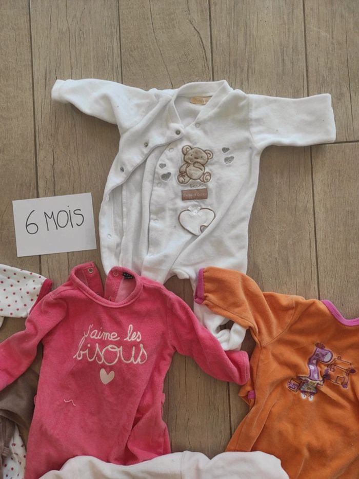 Lot de 6 pyjamas 6 mois - photo numéro 5