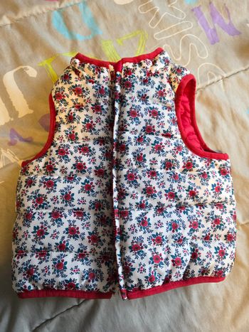 Doudoune manche courte fille 9 mois