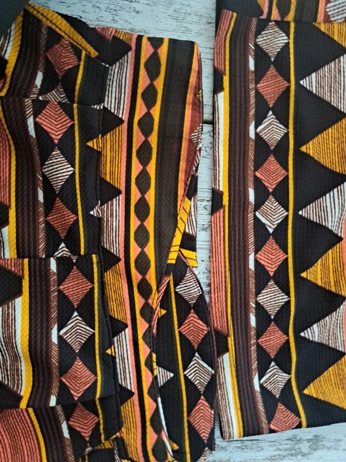 Ensemble short et haut imprimé africain de - photo numéro 4