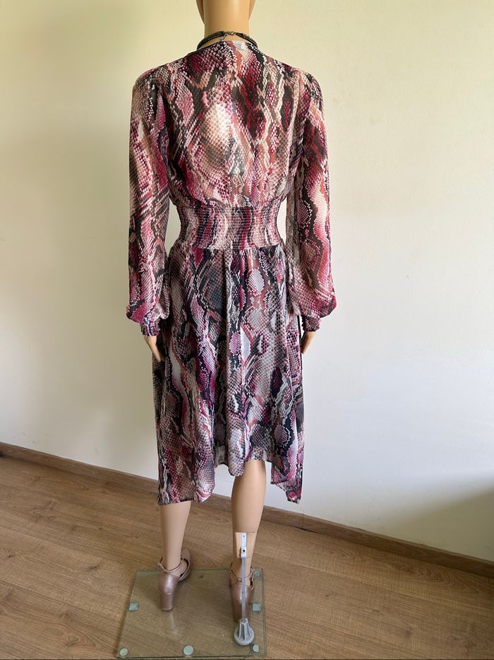 Robe imprimée neuve à manches longues Morgan taille 34 (valeur 85€) - photo numéro 6