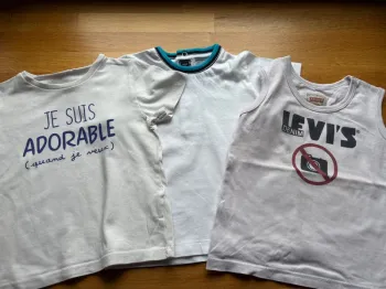 Lot t-shirt MC Terre de Marins 18 mois garçon