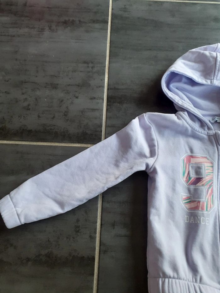 Veste de survêtement fille parme 5 ans - photo numéro 4