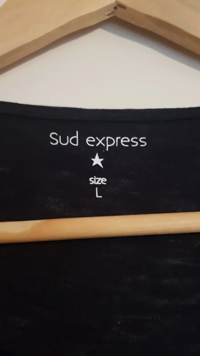 Tee-shirt noir Sud Express - photo numéro 4