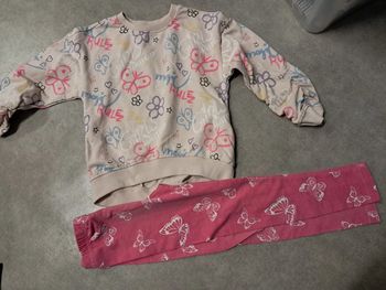 ensemble fille legging et sweat 6 ans