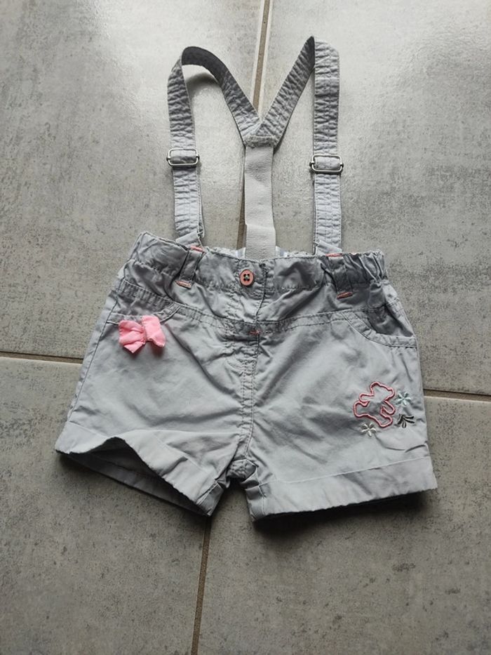 Salopette short 12 mois