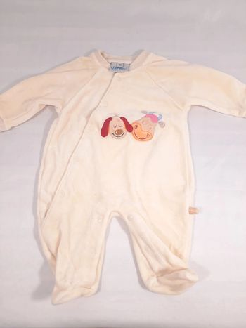 Grenouillère nattou, 1 mois