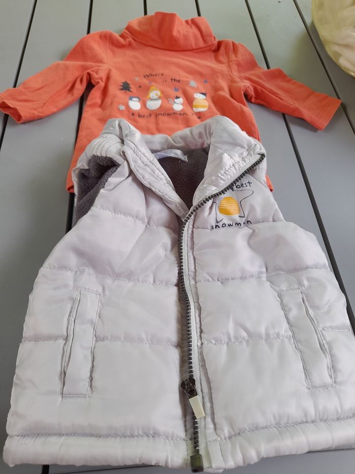 Sous-pull et doudoune