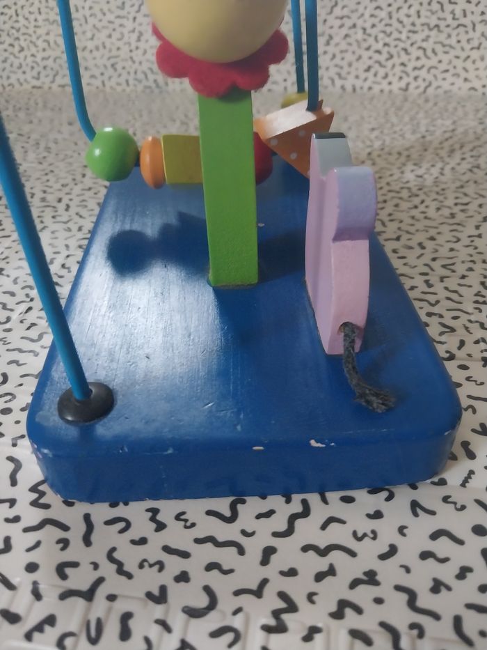 Jouet d’éveil en bois – Chat & souris - photo numéro 7