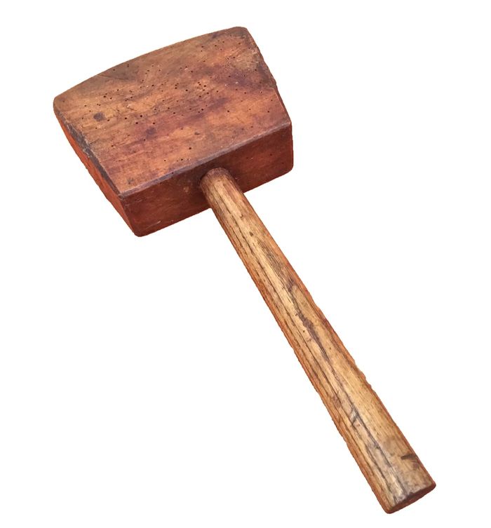Ancien maillet de menuisier
