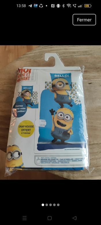 Parure 1 personne Minions 