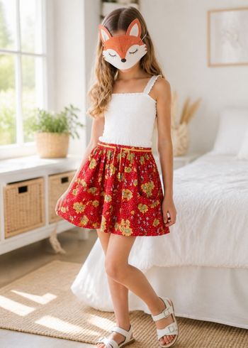 Jupe fleuri / Taille 12 ans