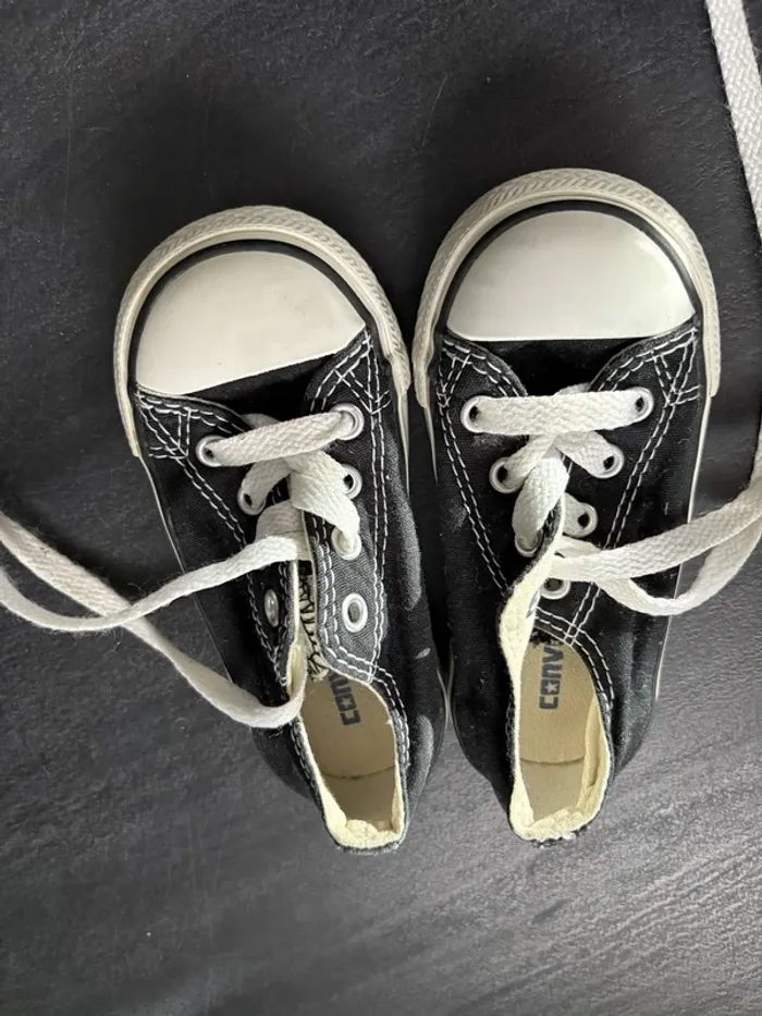 Converse noir taille 22 - photo numéro 5