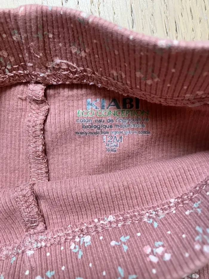 Legging côtelé bébé fille 12 mois Kiabi - photo numéro 3