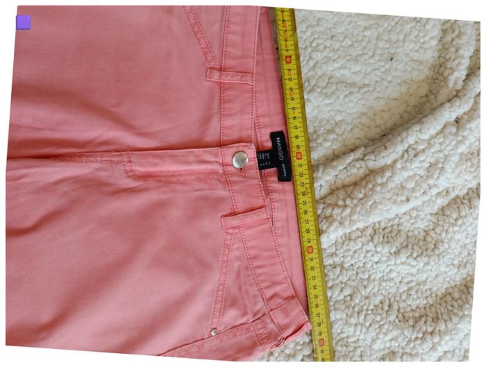 Jean pantalon rose clair, mignon kawaii vintage sans poches - photo numéro 4