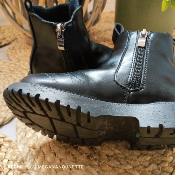 🖤 Bottines Noires – Pointure 27 – Boutique Indépendante – Très Bon État - photo numéro 6