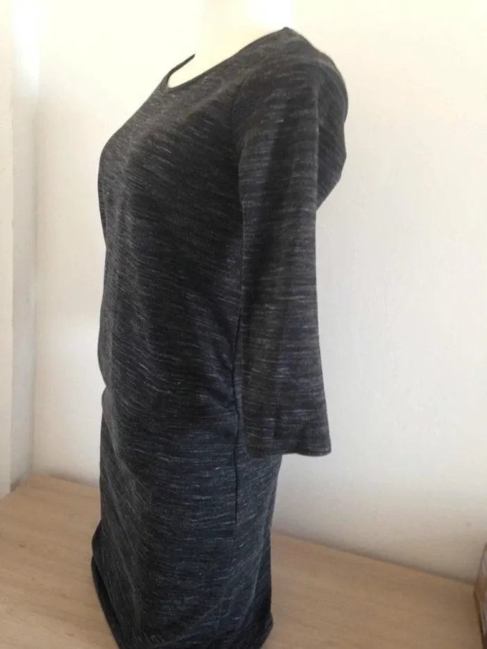 Robe pull fin col rond manches longues 38/40 Kiabi - photo numéro 3