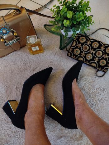Escarpins noir doré PRIMARK