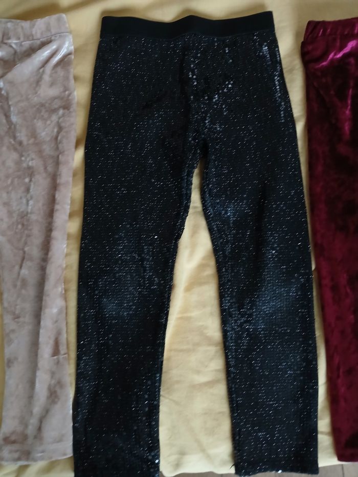Lot de leggings pour fille taille 4ans - photo numéro 3