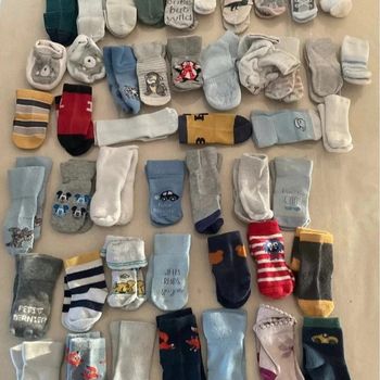 🧦 Lot de chaussettes bébé coloré 🧦