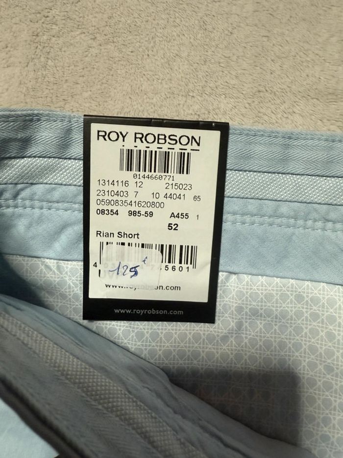 Roy Robson - Short « Rian Short » bleu, taille 52 - photo numéro 2