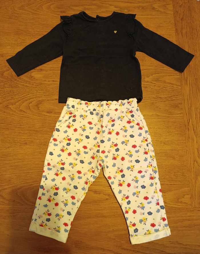 Gros lot de vêtements hiver fille taille 9 mois - photo numéro 3