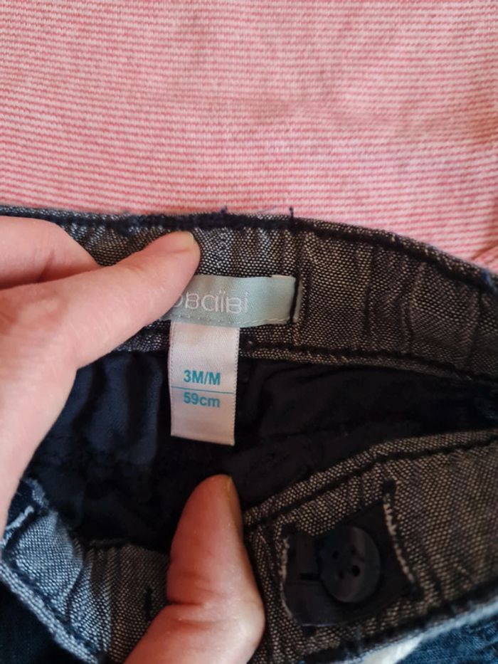 Ensemble bodie + short 3 mois - photo numéro 2
