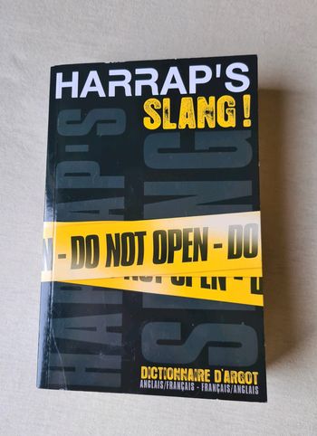Livre Harrap's Slang dictionnaire d'argot