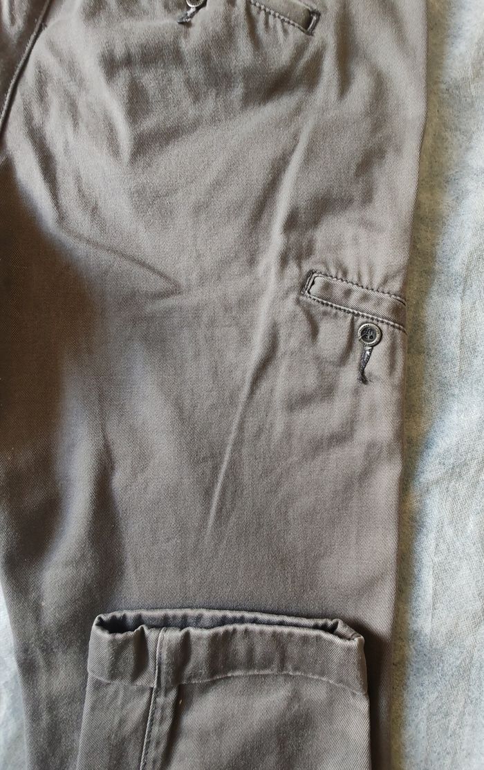 Chino gris marron Freeman T Porter Taille 39 - photo numéro 5