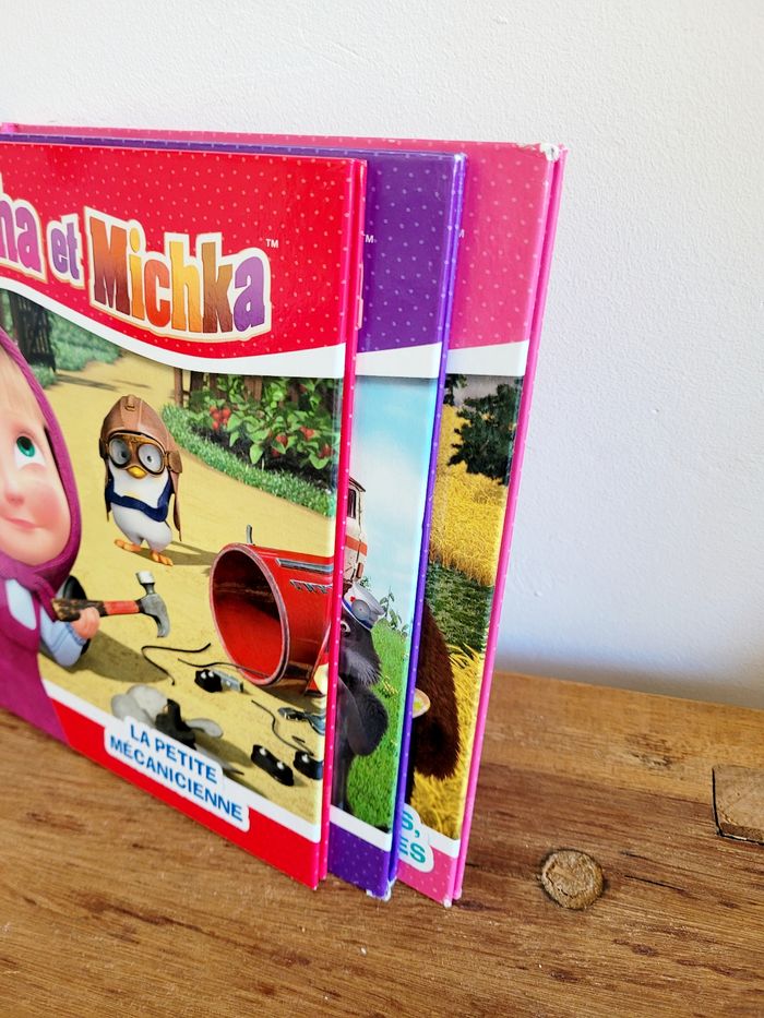 Lot de 3 livres Masha et Michka - photo numéro 2