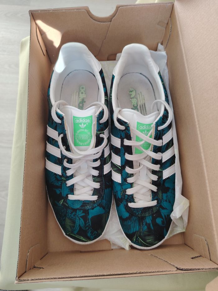 Adidas Gazelle "Tropical" Vertes - Taille 40 2/3 - photo numéro 4