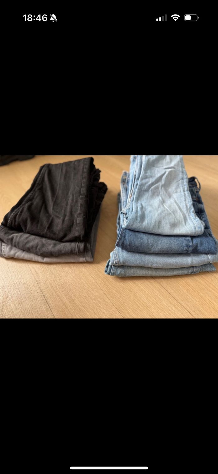 Lot jeans Zara - photo numéro 6