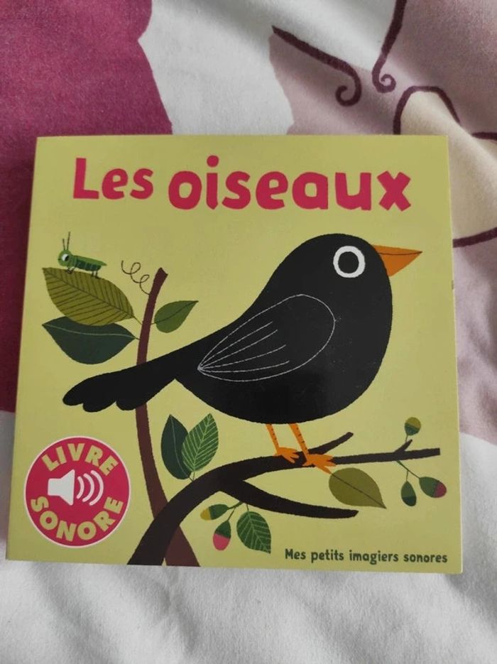 Livre sonore neuf les oiseaux