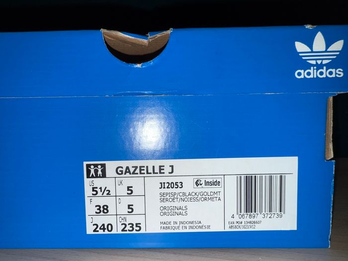 Adidas gazelle neuves T38 - photo numéro 8