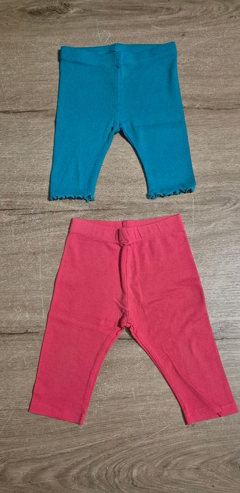 Lot leggings pantacourts 18 mois 