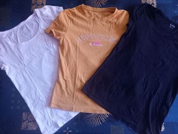 Lot 3 tee shirts taille S