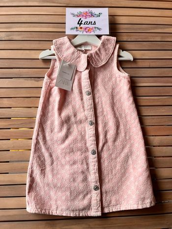 Robe en jean avec col Zara 4 ans