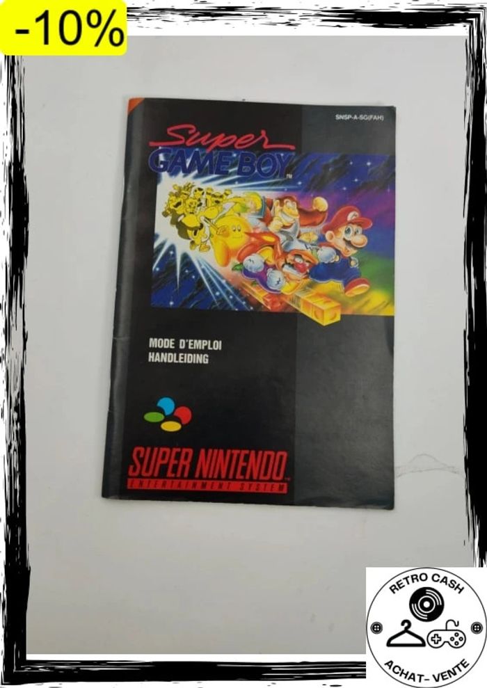 Super Nintendo / SNes - Super Game Boy - fah complet - photo numéro 4