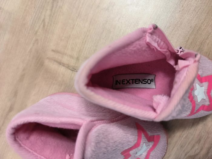 Chausson rose étoile T19 - photo numéro 3