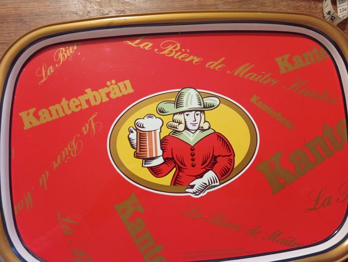 Plateau émaillé vintage kanterbrau - photo numéro 8
