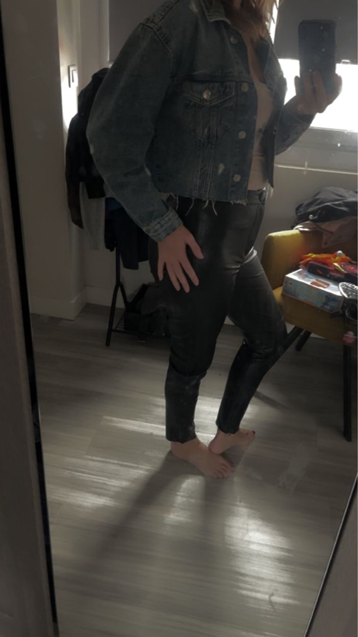 Ensemble veste en jean et pantalon