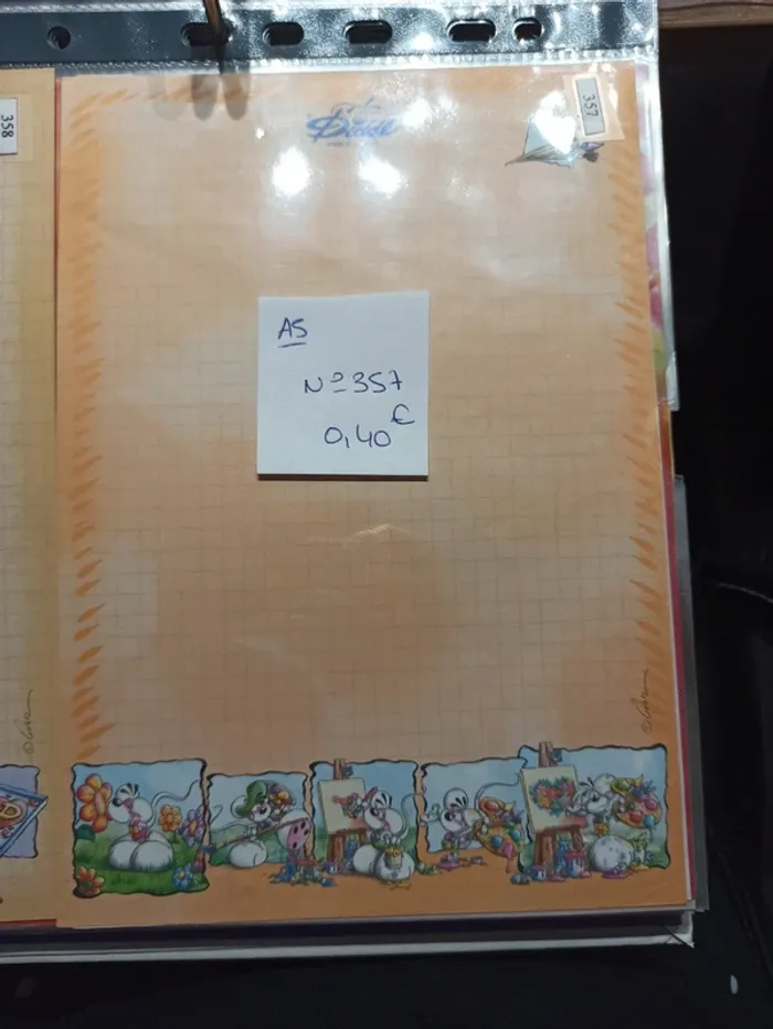 Feuille Diddl A5 357 0,40€